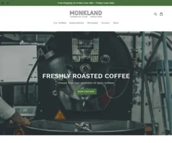 Monklandcoffee.com(Monkland Coffee Roasters) Screenshot