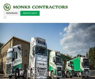 Monkscontractors.com(Monks Contractors) Screenshot