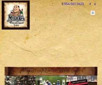 Monksliquor.com(Liquor Store in Fort Lauderdale) Screenshot