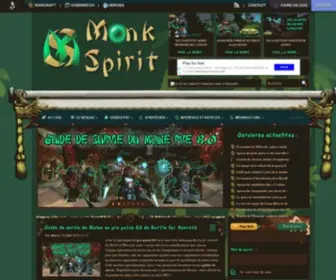 Monkspirit.com(Monk spirit) Screenshot
