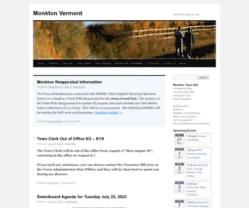 Monktonvt.com(Monkton Vermont) Screenshot