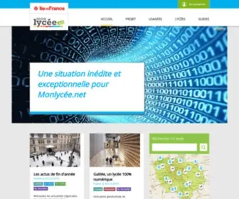 Monlycee.net(Place) Screenshot