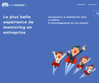 Monmentor.fr(N°1 Mentoring & Peer Learning) Screenshot