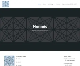 Monmic.com(Monmic we are a Norwegian company) Screenshot