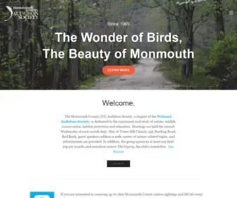 Monmouthaudubon.org(Monmouth County Audubon Society) Screenshot