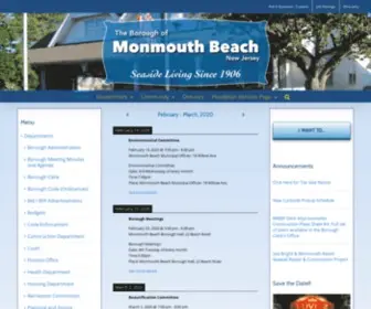 Monmouthbeach.org(New Jersey) Screenshot