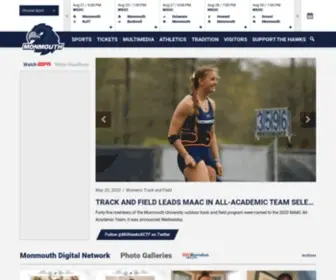 Monmouthhawks.com(Monmouth University Athletics) Screenshot
