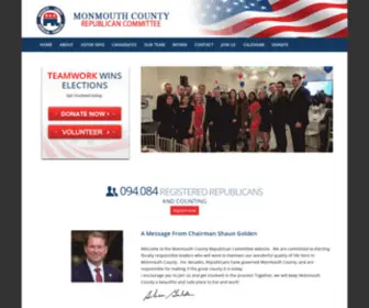 Monmouthrepublican.org(The Monmouth County Republican Committee) Screenshot