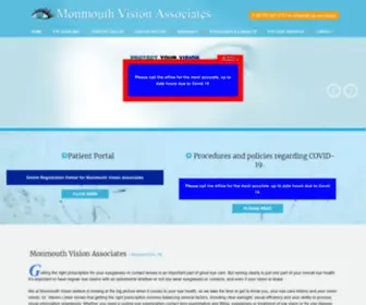 Monmouthvision.com(Monmouth Vision Associates) Screenshot
