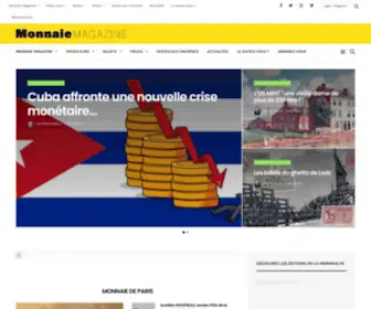 Monnaie-Magazine.com(Bienvenue sur Monnaie Magazine) Screenshot