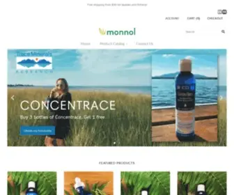 Monnol.com(Natural Supplements distributor) Screenshot