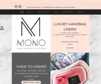 Mono-Luxury.com(Custom made in England) Screenshot