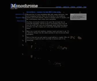 Mono.org(Probably the best BBS in the world) Screenshot