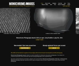 Monoawards.com(Monochrome Photography Awards) Screenshot