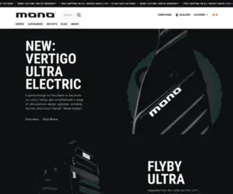 Monocase.com(Premium Guitar Cases) Screenshot