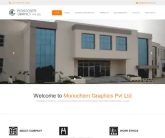 Monochem.net.in(Monochem Graphics) Screenshot