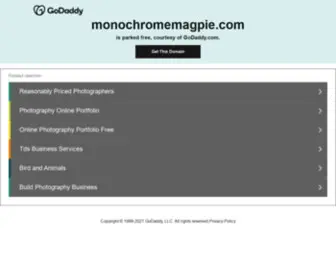 Monochromemagpie.com(Monochrome Magpie) Screenshot