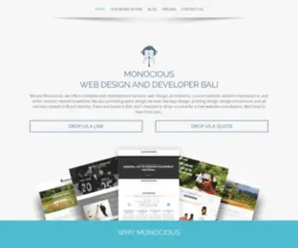 Monocious.com(Website Developer Bali) Screenshot