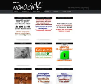Monocirk.fr(Boutique) Screenshot