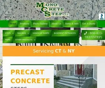 Monocrete.com(Mono-Concrete Step, LLC) Screenshot