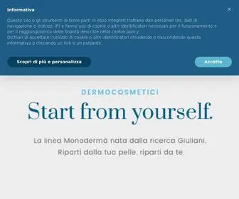 Monoderma.com(Monodermà) Screenshot