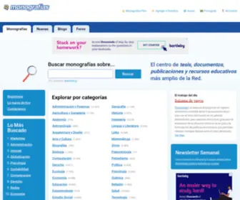Monografias.com(Tesis) Screenshot