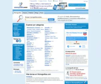 Monografiass.com(Tesis, Documentos, Publicaciones y Recursos Educativos) Screenshot