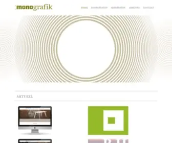 Monografik.ch(Grafikdesign von der Konzeption bis zur Gestaltung) Screenshot