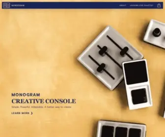 Monogramcc.com(Creative Console) Screenshot