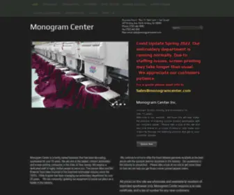 Monogramcenter.com(Monogram Center) Screenshot