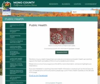 Monohealth.com(Public Health) Screenshot