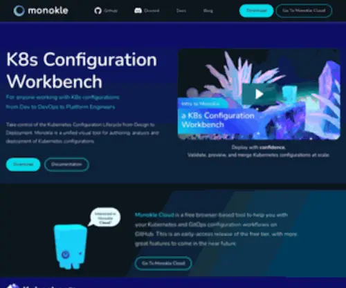 Monokle.io(Monokle makes it easy to manage and debug your manifests) Screenshot
