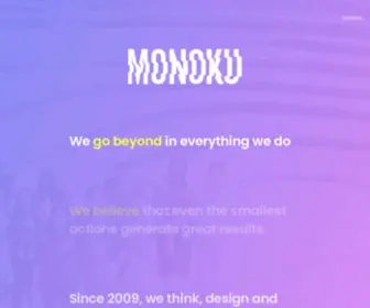 Monoku.com(We go beyond) Screenshot