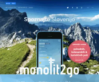 Monolit2GO.si(Planinske in kolesarske poti) Screenshot