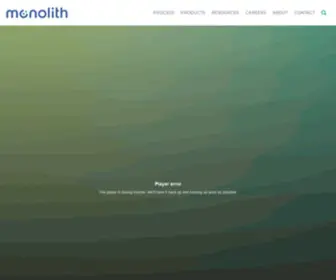 Monolith-Corp.com(Monolith is a next generation chemical and energy company) Screenshot