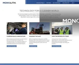 Monolithmaterials.com(Monolith) Screenshot