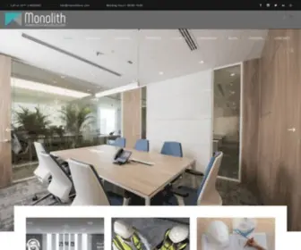 Monolithme.com(Interior Design & Construction) Screenshot