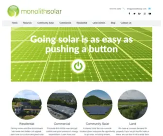 Monolithsolar.com(Monolith Solar) Screenshot