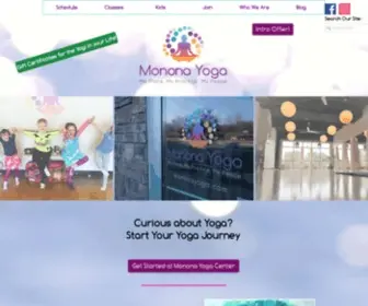 Mononayoga.com(Monona Yoga Center) Screenshot