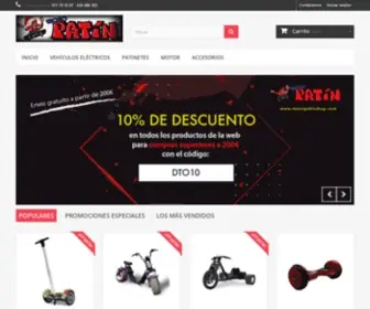 Monopatinshop.com(Scooter eléctrico) Screenshot