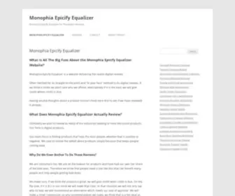 Monophiaepicifyequalizer.review(Monophia Epicify Equalizer) Screenshot