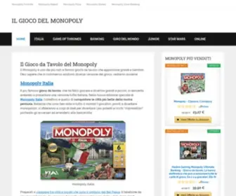 Monopolyitalia.it(Monopoly Città Italia Gioco da Tavolo) Screenshot