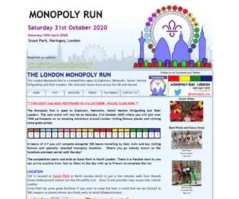 Monopolyrun.com(Monopoly Run 2022 for Explorer Scouts) Screenshot