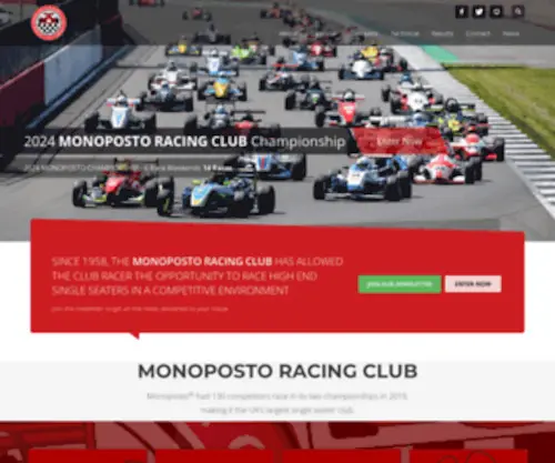 Monoposto.co.uk(Monoposto Racing Club) Screenshot
