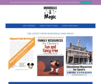 Monorailsandmagic.com(Monorails and Magic) Screenshot