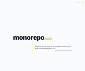 Monorepo.tools(Monorepo Explained) Screenshot