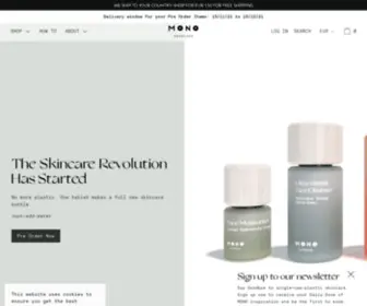Monoskincare.com(Monoskincare) Screenshot