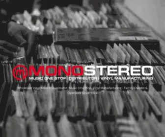 Monostereo1Stop.com(Wholesale Vinyl Record Distributor) Screenshot