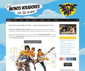 Monosvoladores.com(Los Monos Voladores del Sr) Screenshot