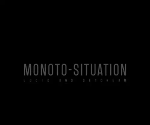 Monoto-Situation.com(IPhone・iPad／Windows PC 用テキストシネマ ADV『MONOTO) Screenshot